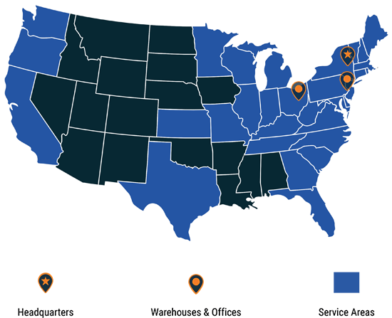 Service Area Map